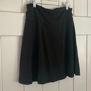 COPY - Toad & Co black cotton skirt